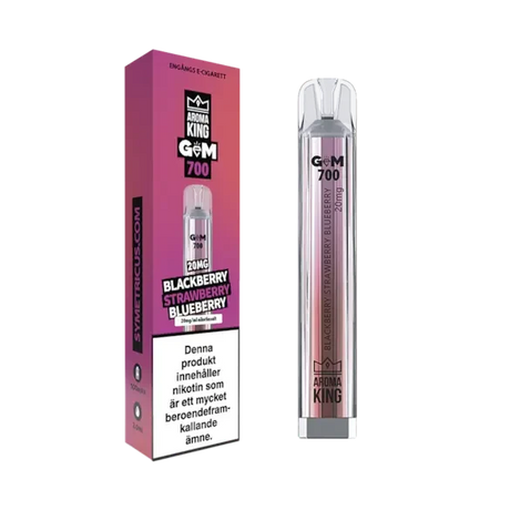 Aroma King Blackberry Strawberry Blueberry 700 Shop name Disposable Vape