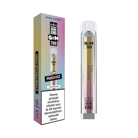 Aroma King Peach Ice 700 Shop name Disposable Vape