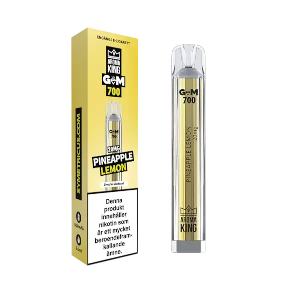 Aroma King Pineapple Lemon 700 Shop name Disposable Vape