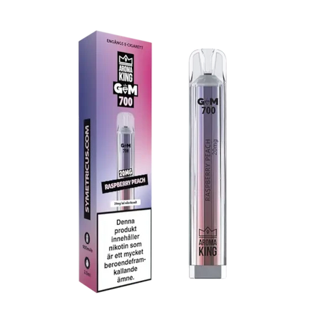 Aroma King Raspberry Peach 700 Shop name Disposable Vape