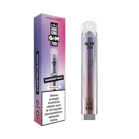 Aroma King Raspberry Peach 700 Shop name Disposable Vape