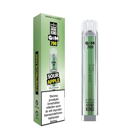 Aroma King Sour Apple 700 Shop name Disposable Vape