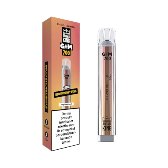 Aroma King Strawberry Bull 700 Shop name Disposable Vape