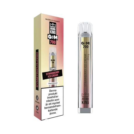 Aroma King Strawberry Ice Cream 700 Shop name Disposable Vape