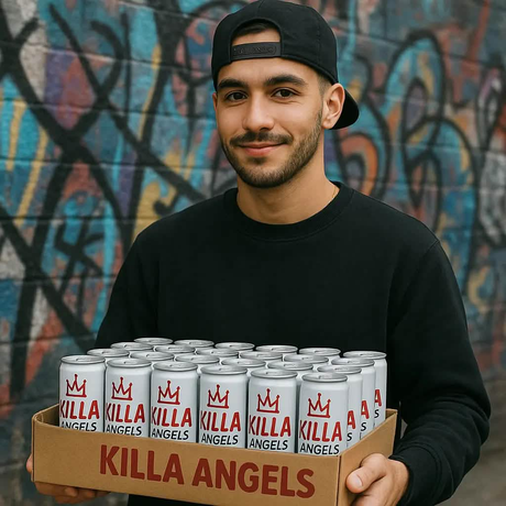 Killa Angels Energy Drink (24 Cans) Shop name