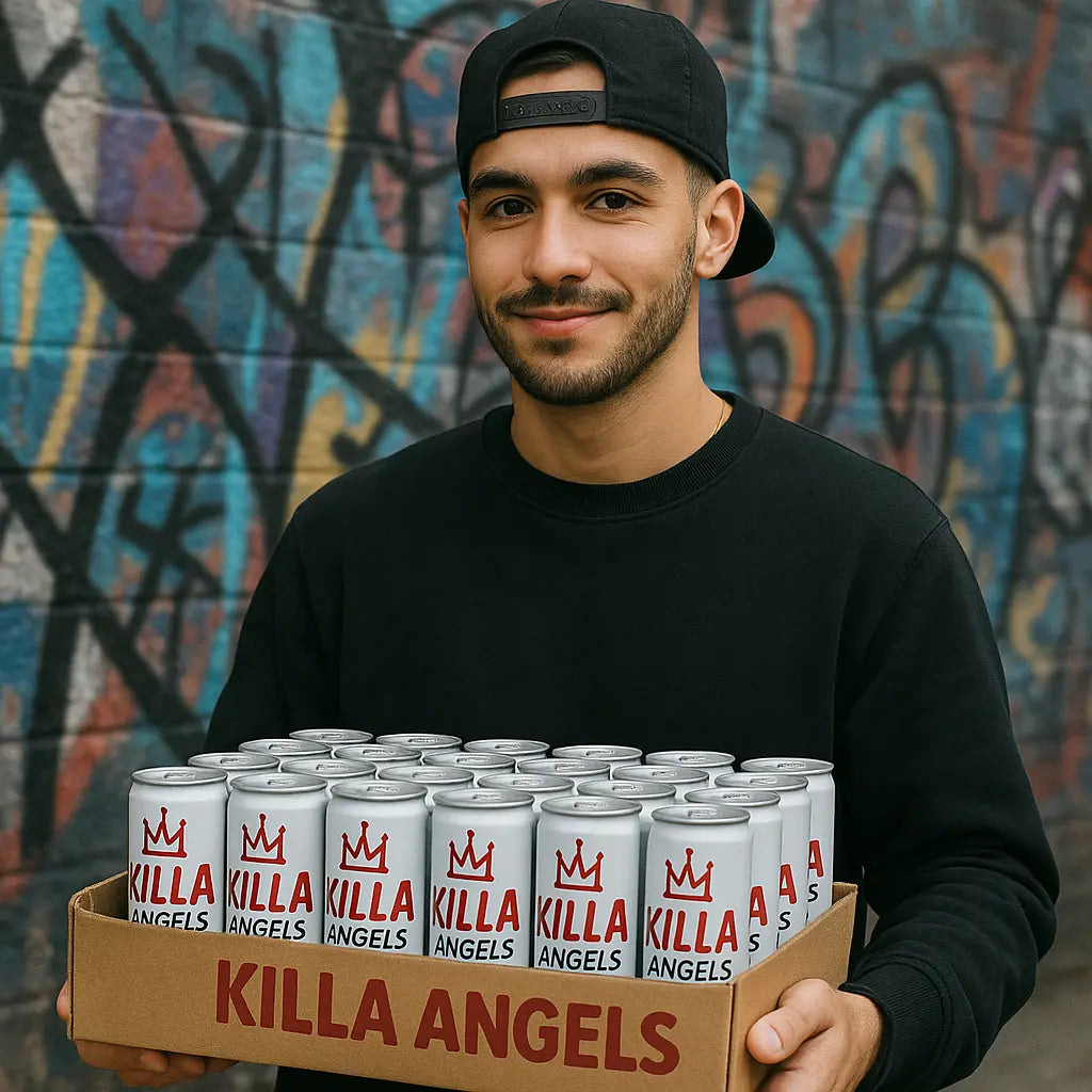 Killa Angels Energy Drink (24 Cans) Shop name