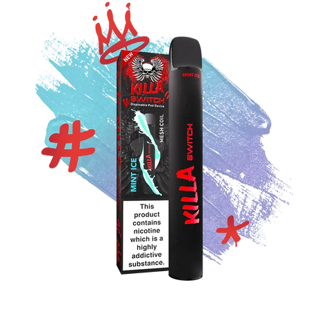 Killa Switch Mint Ice 600 Vape Shop name