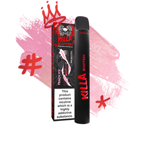 Killa Switch Peach Ice 600 Vape Shop name