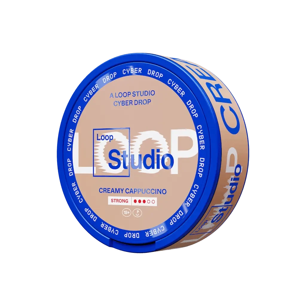 LOOP Creamy Cappuccino Strong Shop name Nicotine Pouches