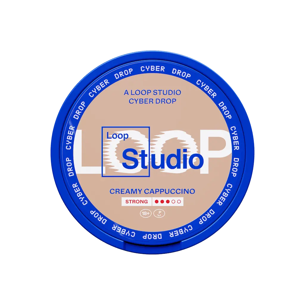 LOOP Creamy Cappuccino Strong Shop name Nicotine Pouches
