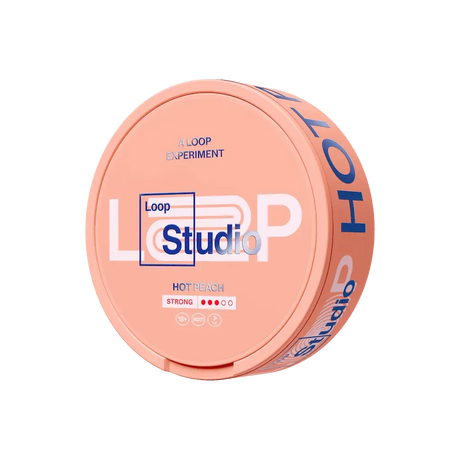 LOOP Hot Peach Strong Shop name Nicotine Pouches