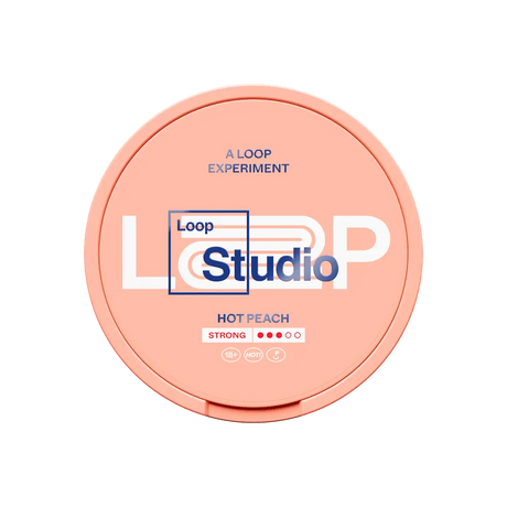 LOOP Hot Peach Strong Shop name Nicotine Pouches