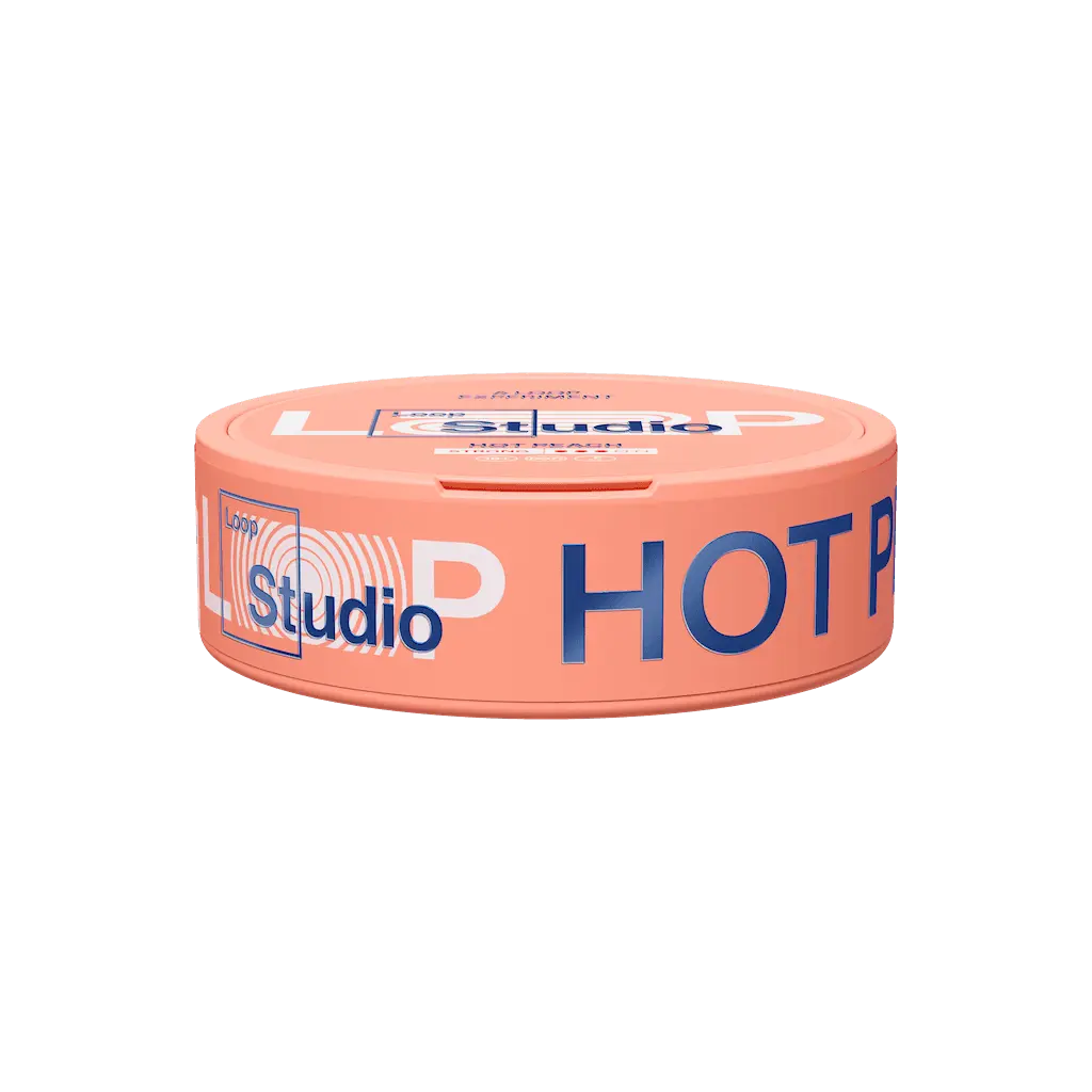 LOOP Hot Peach Strong Shop name Nicotine Pouches