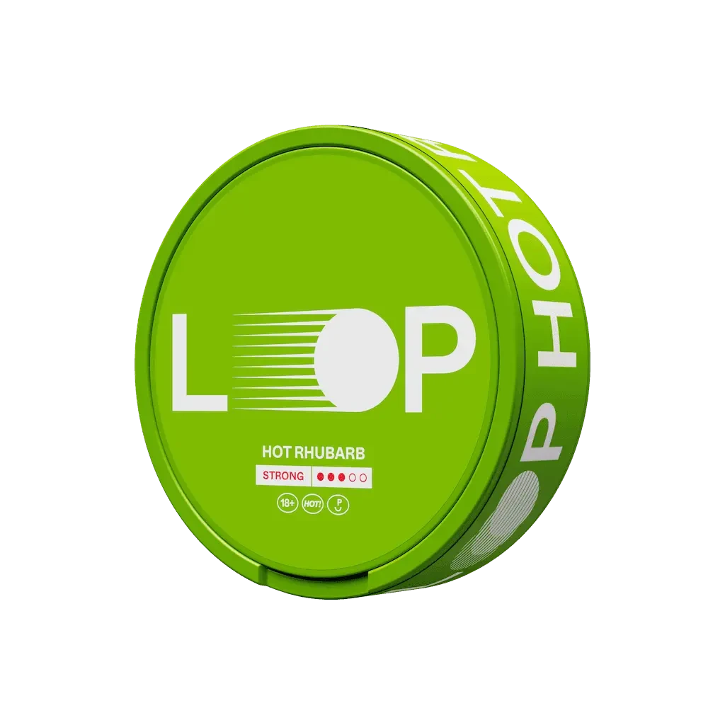 LOOP Hot Rhubarb Shop name Nicotine Pouches