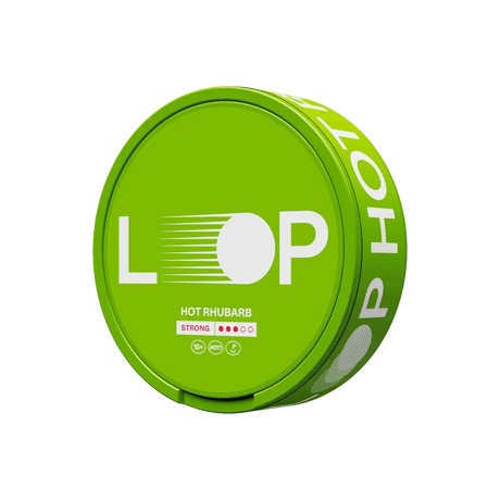 LOOP Hot Rhubarb Shop name Nicotine Pouches