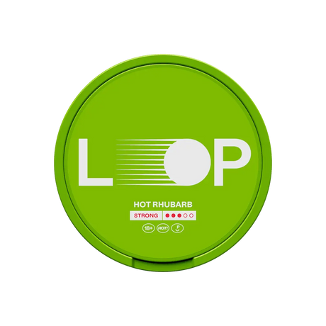 LOOP Hot Rhubarb Shop name Nicotine Pouches