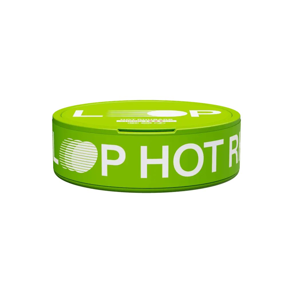 LOOP Hot Rhubarb Shop name Nicotine Pouches