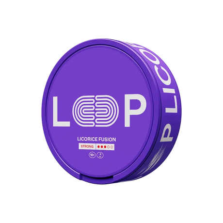 LOOP Licorice Fusion Strong Shop name Nicotine Pouches