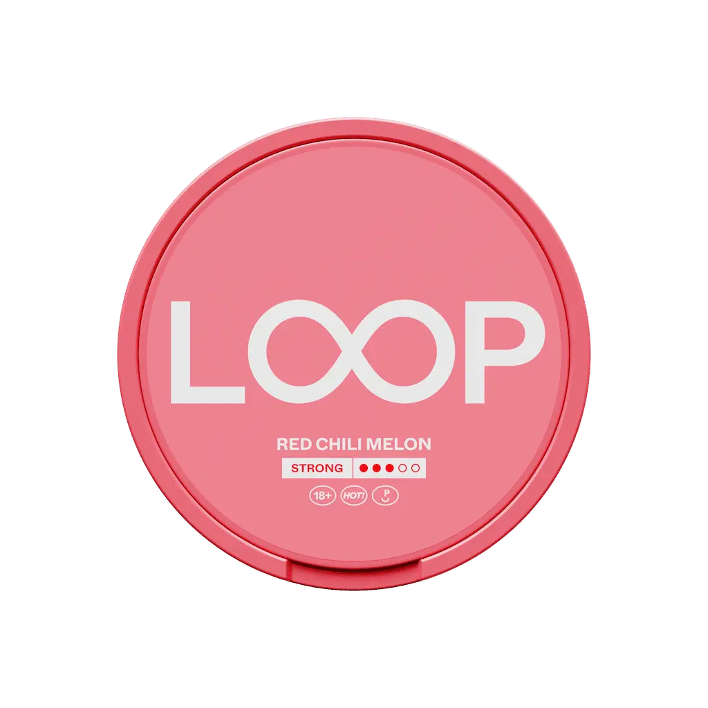 LOOP Red Chili Melon Strong Shop name Nicotine Pouches