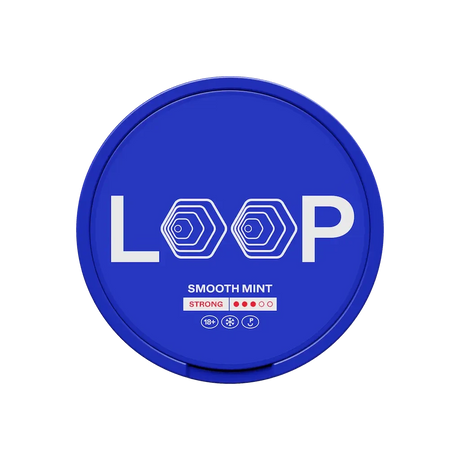 LOOP Smooth Mint Strong Shop name Nicotine Pouches