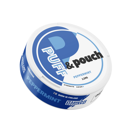 Puff and Pouch Peppermint 12mg Shop name