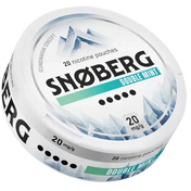 Snoberg Double Mint 20mg nicotine pouches
