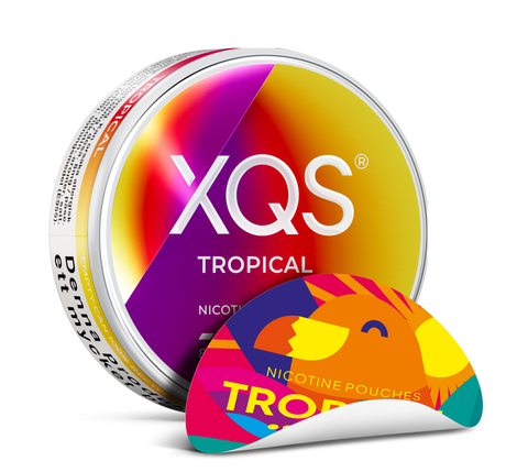 XQS Tropical Strong nicotine pouches