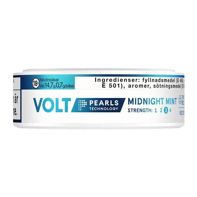 Volt Pearls Midnight Mint Shop name Snus