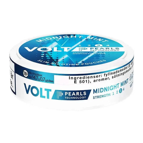 Volt Pearls Midnight Mint Shop name Snus