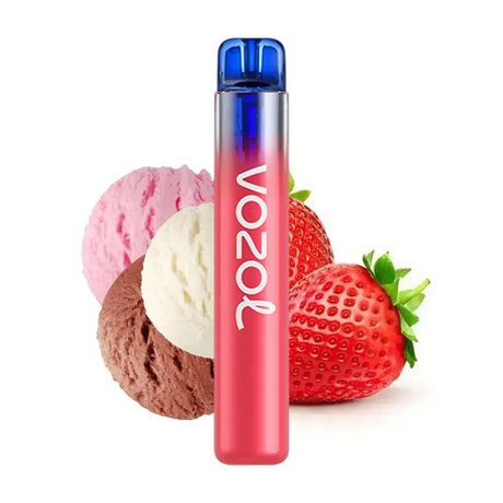 Vozol Strawberry Ice Cream 800 Vape Shop name Vape