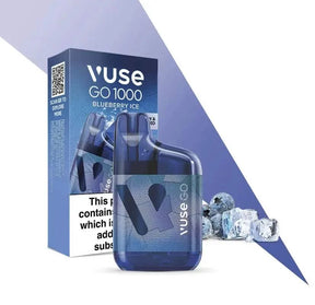 Vuse Go 1000 Blueberry Ice Shop name Disposable Vape