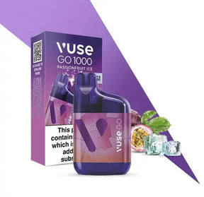Vuse Go 1000 Passionfruit Ice Shop name Disposable Vape