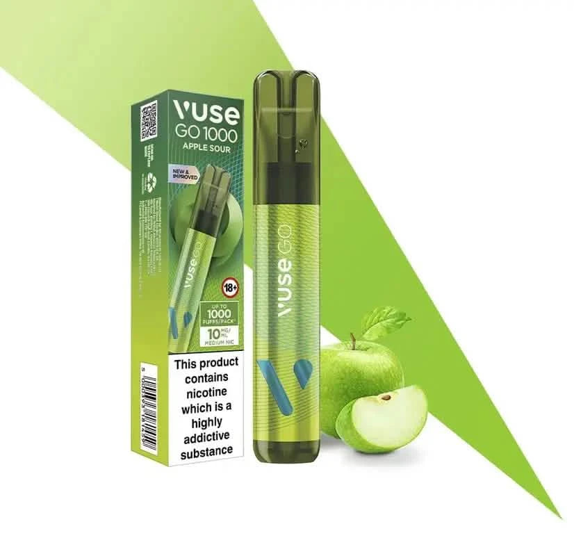 elfbar elfa master akku Vuse GO 1000 Green Apple jednorázová elektronická cigareta main image 0