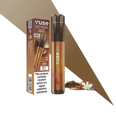 Vuse Go Pen 1000 Creamy Tobacco Shop name Disposable Vape