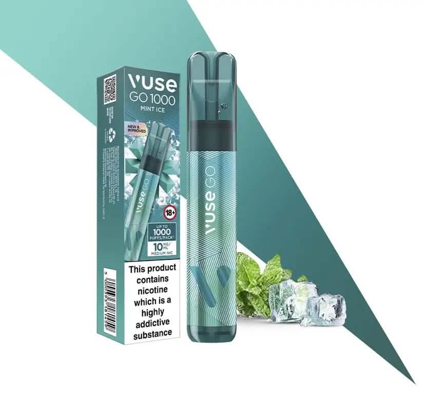Vuse Go Pen 1000 Mint Ice Shop name Disposable Vape