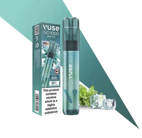 Vuse Go Pen 1000 Mint Ice Shop name Disposable Vape