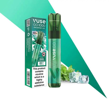 Vuse Go Pen 1000 Spearmint Ice Shop name Disposable Vape