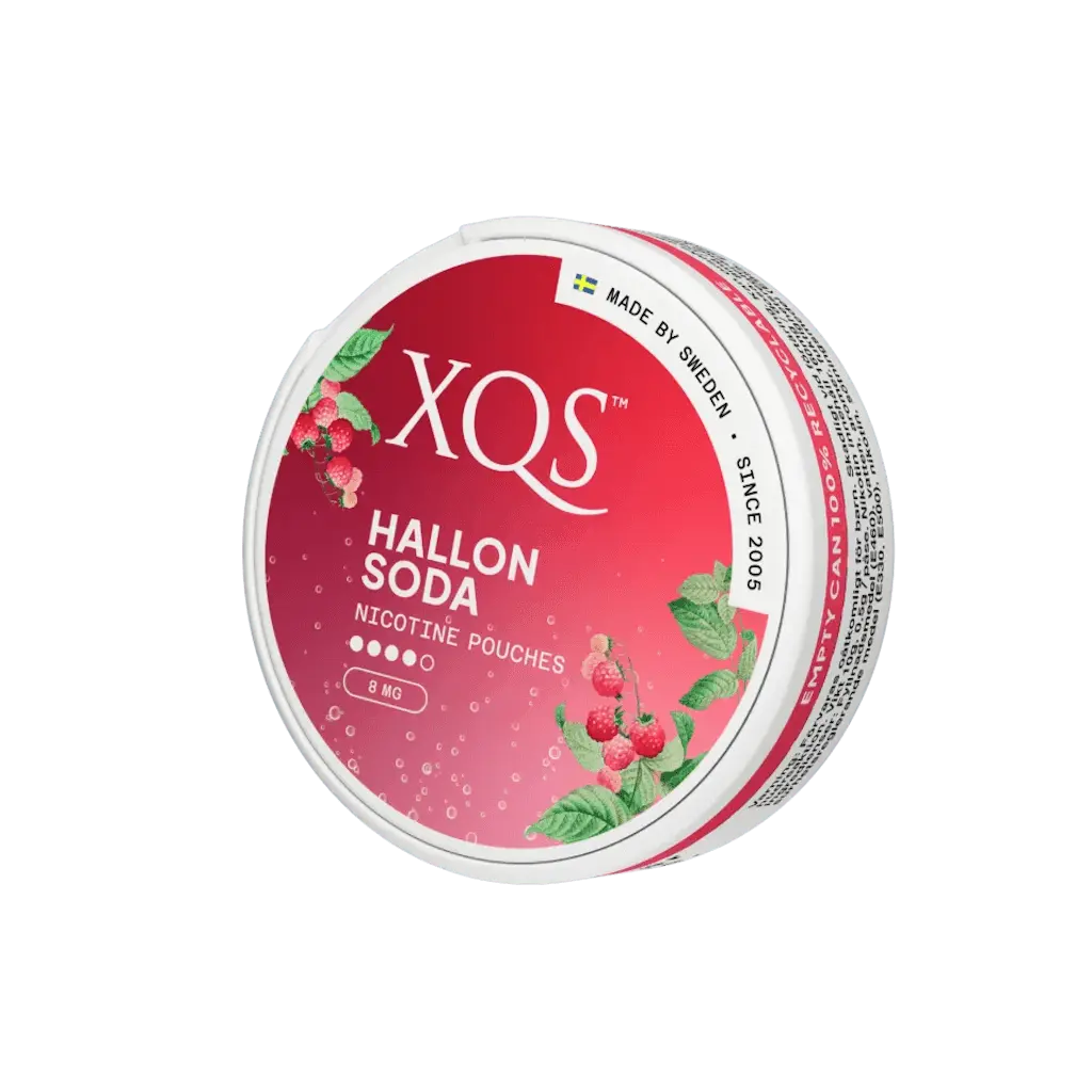 XQS Hallon Soda Strong Shop name