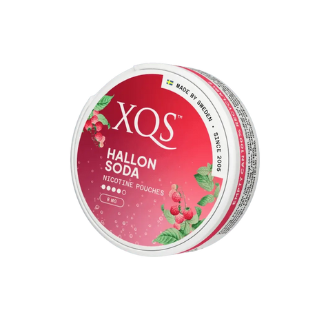 XQS Hallon Soda Strong Shop name