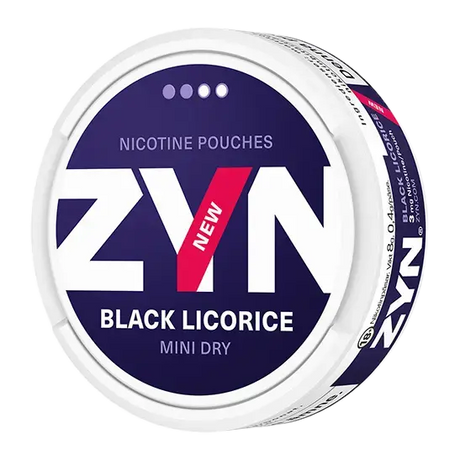 ZYN Black Licorice Mini Dry Shop name