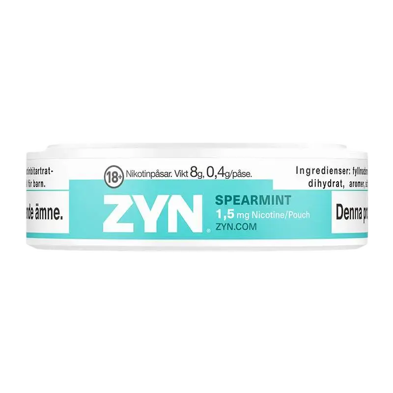ZYN Spearmint Mini Dry Shop name
