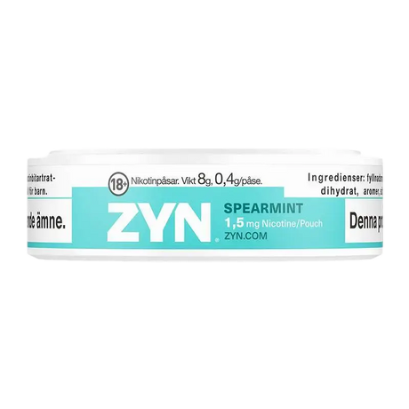 ZYN Spearmint Mini Dry Shop name