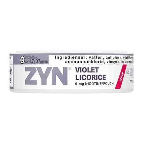 ZYN Violet Licorice Strong Shop name