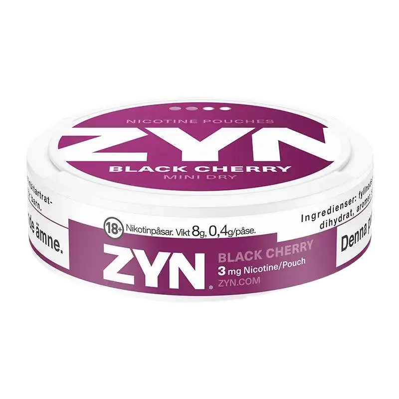 Zyn Black Cherry Mini Dry SNus Shop name