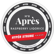 Apres Raspberry Liquorice Hyper Strong nicotine pouches
