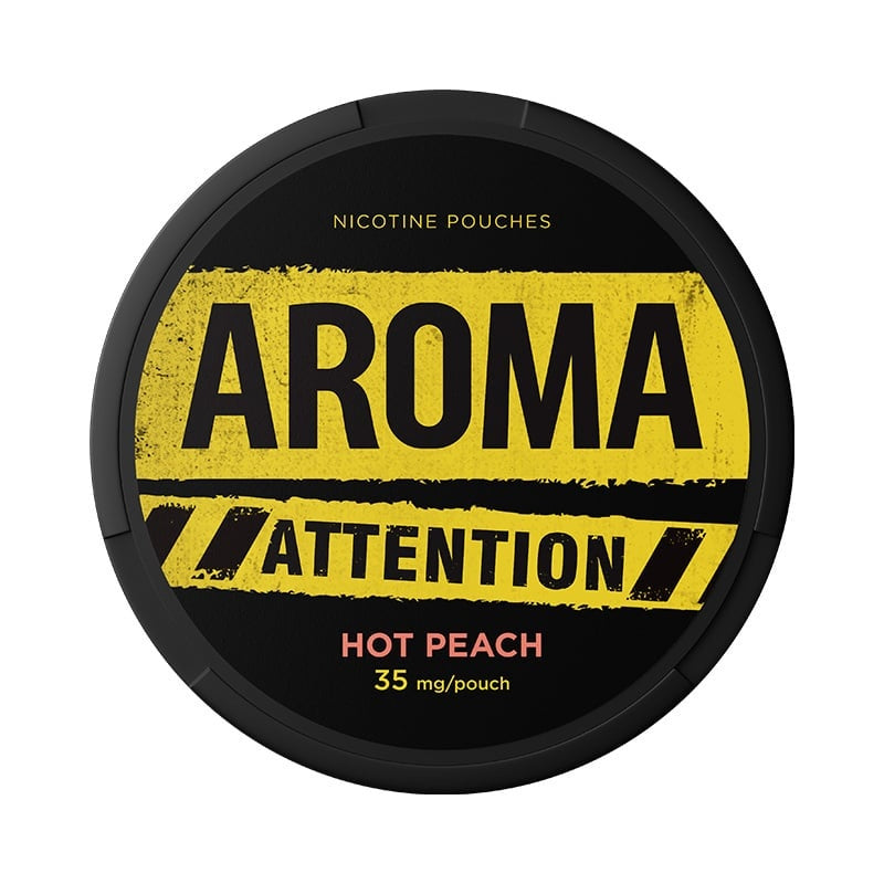 Aroma Attention Hot Peach nicotine pouches