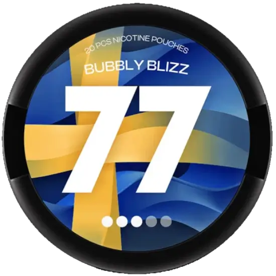 77 Bubbly Blizz Medium nicotine pouches