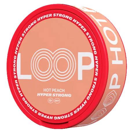 Loop Hot Peach Hyper Strong nicotine pouches