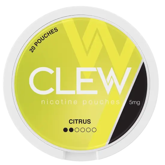 CLEW Citrus 5mg nicotine pouches