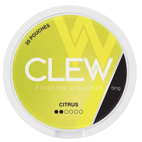 CLEW Citrus 5mg nicotine pouches